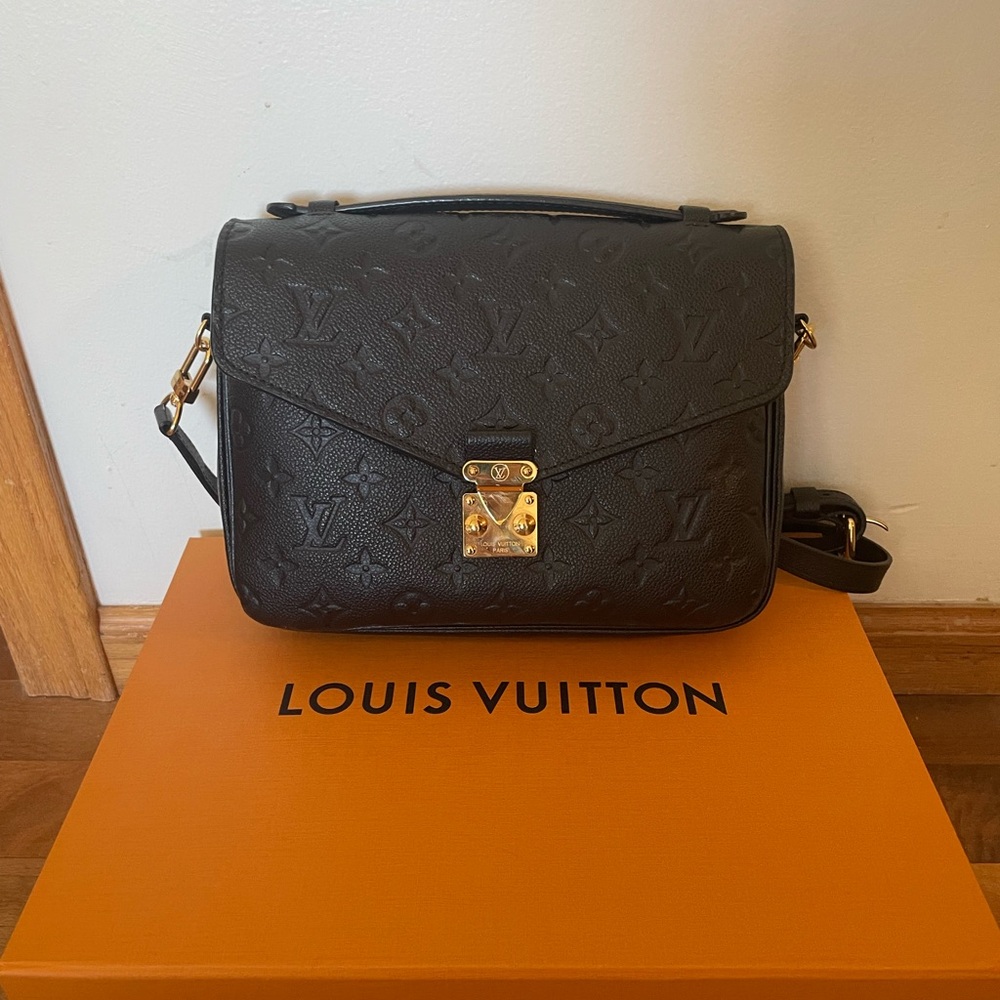 Louis Vuitton Monogram Empreinte Pochette Métis-Black - Picture 14 of 15